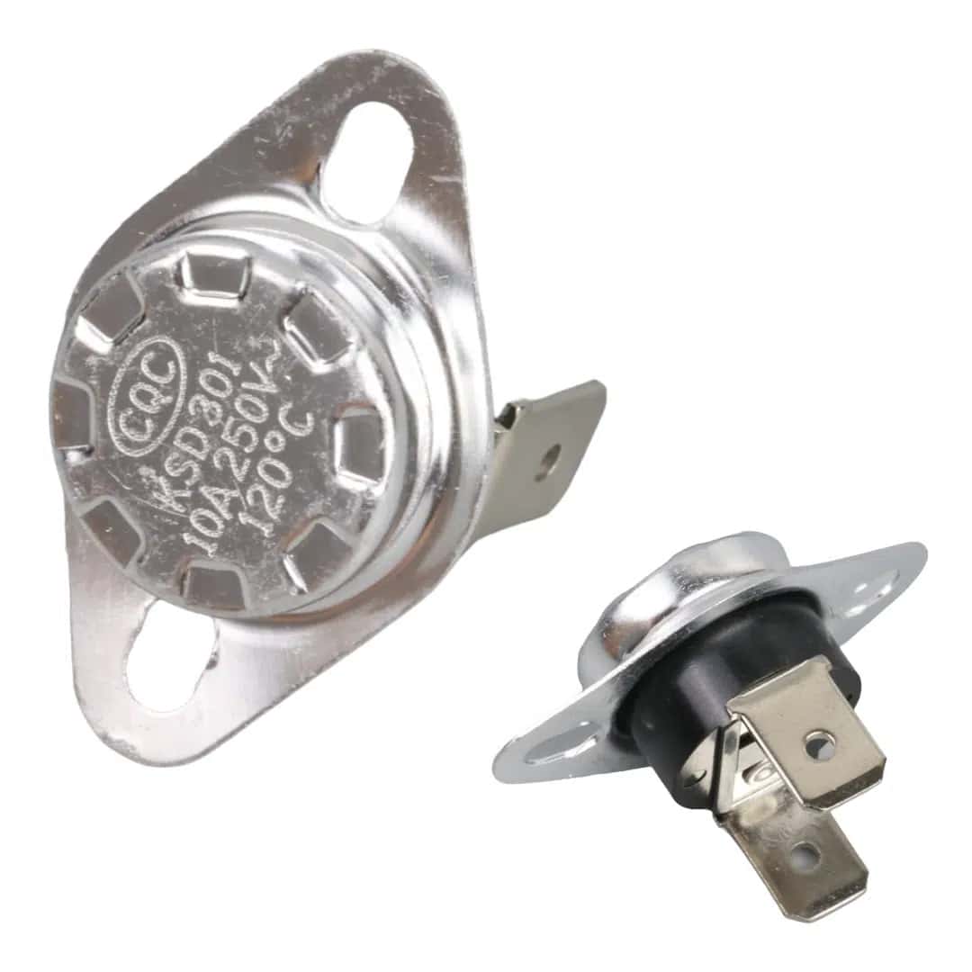 120°C NC (Normalde Kapalı) KSD301 Bimetal Termostat - Seyyar Elektronik