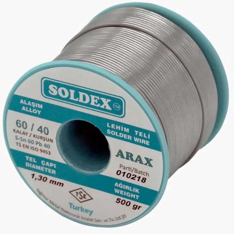 Araxlı 500 Gr Lehim Teli 1.3 mm - Seyyar Elektronik