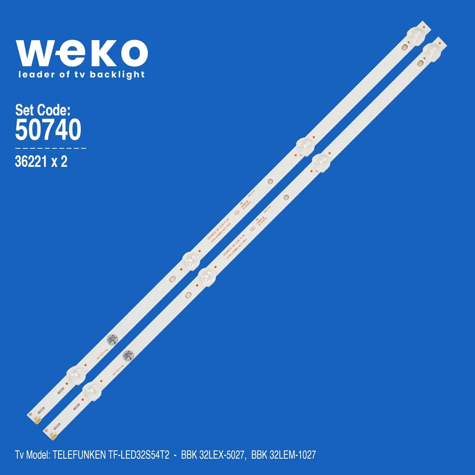 Bbk 32LEX-5027 32'' inç 2 Adet Tv Led Bar - Seyyar Elektronik