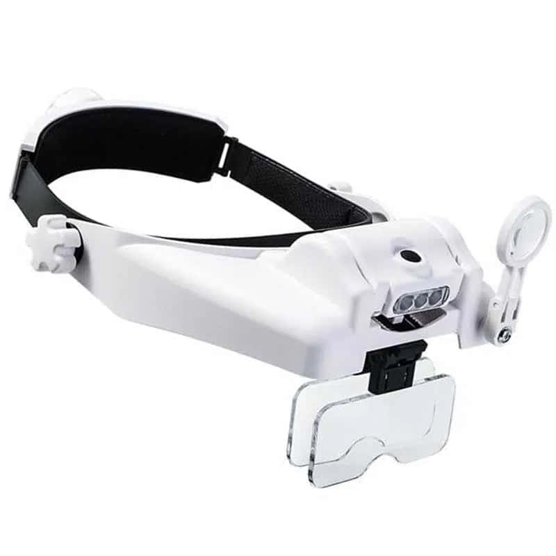 Class MG-820 Mercekli Led Işıklı Kafa Tipi Büyüteç - Seyyar Elektronik