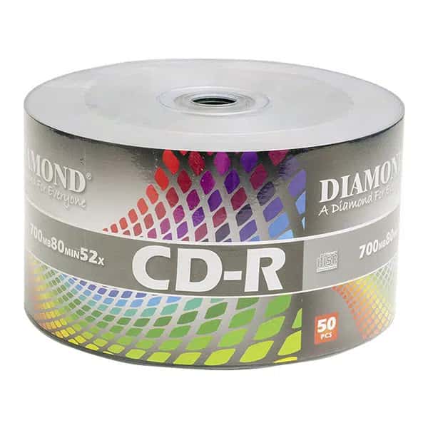 Diamond CD-R 52x 700 Mb 80 Min Boş CD 50'li Paket - Seyyar Elektronik