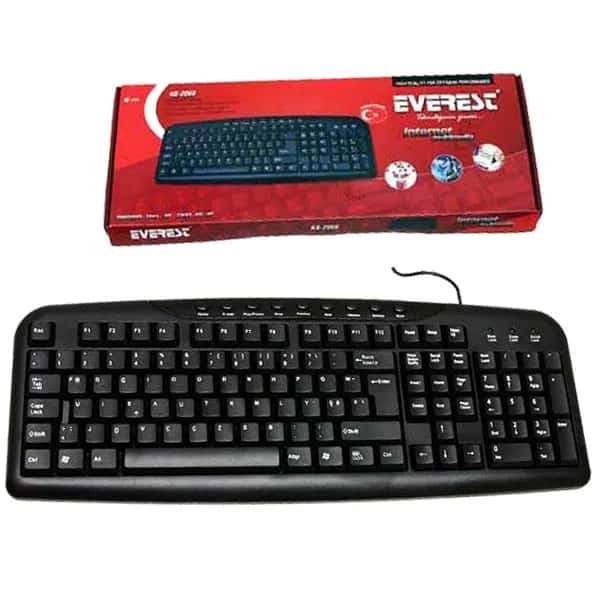 Everest KB-517U Siyah USB Kablolu Standart F KLAVYE - Seyyar Elektronik