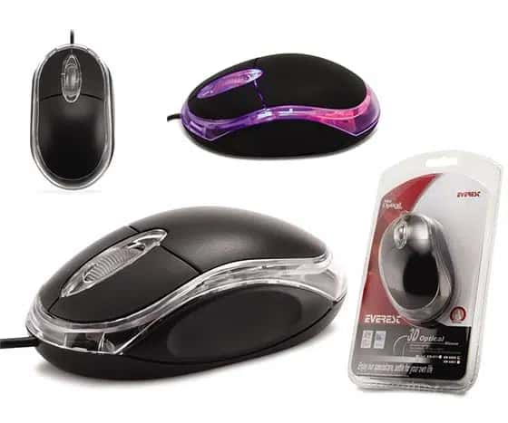 Everest KM-6809 USB Işıklı Mouse - Seyyar Elektronik