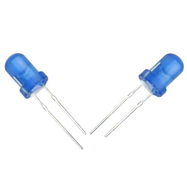 Halmet Mantar Led 4.8mm Mavi - Seyyar Elektronik