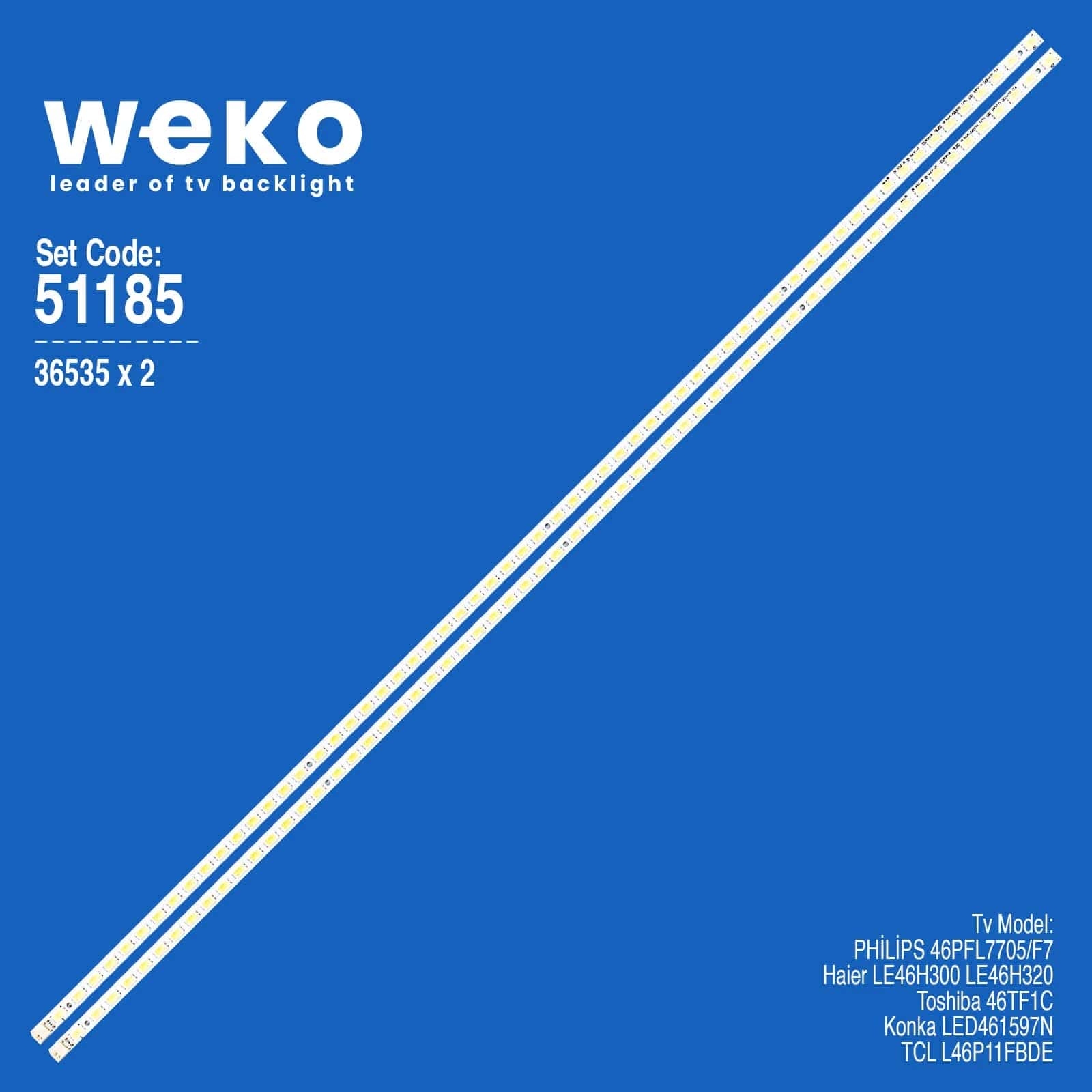 Konka LED461597N 46'' 2 Adet Tv Led Bar - Seyyar Elektronik