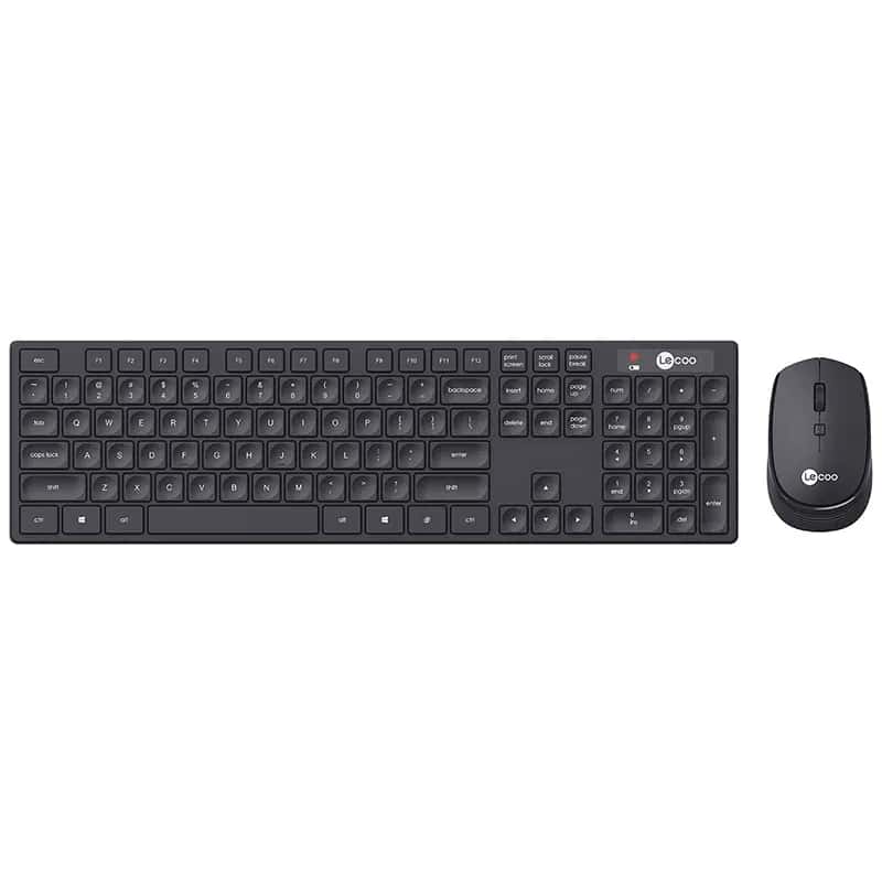 Lenovo Lecoo KM2001 Kablosuz Q Klavye - Mouse Set - Seyyar Elektronik