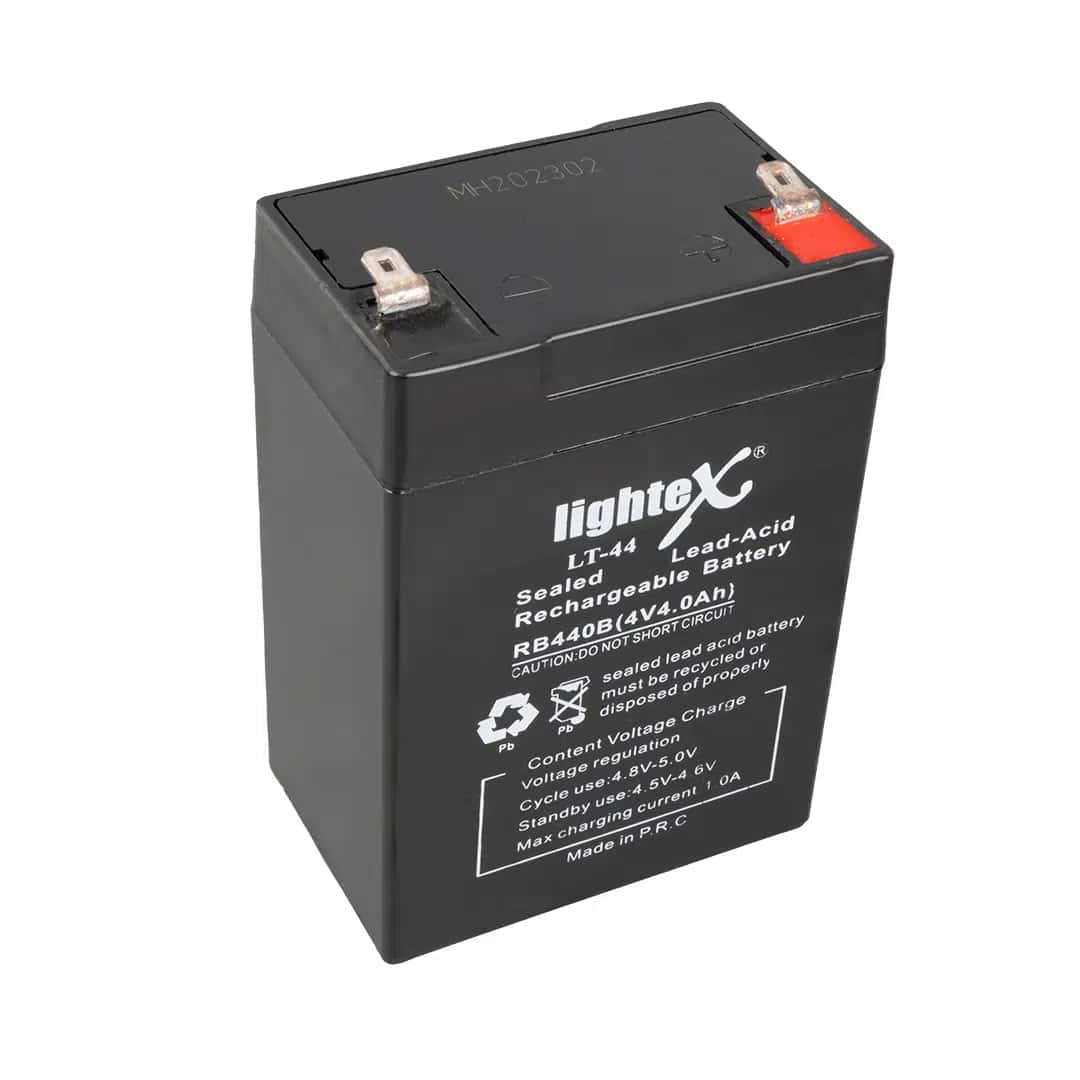 Lightex LT-44 4Volt 4.0Amper Kuru Işıldak Aküsü - Seyyar Elektronik
