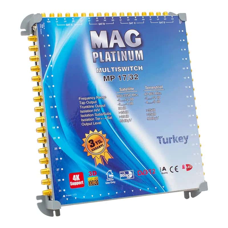 Mag Platinum 17-32 Sonlu Uydu Santrali - Seyyar Elektronik