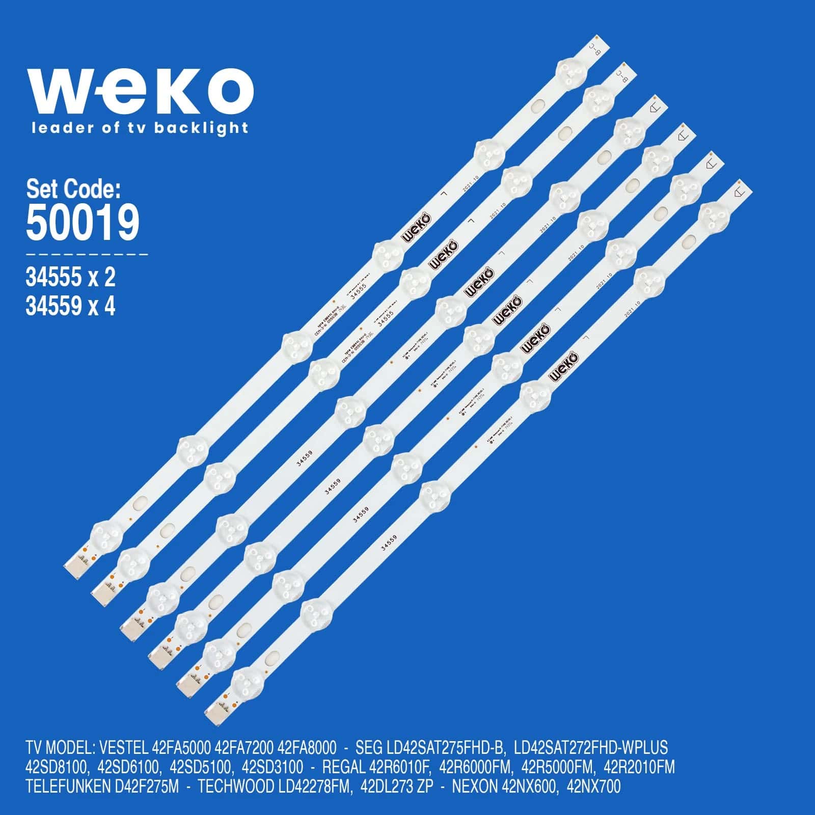 Nexon 42NX700 42'' inç 6 Adet Tv Led Bar - Seyyar Elektronik