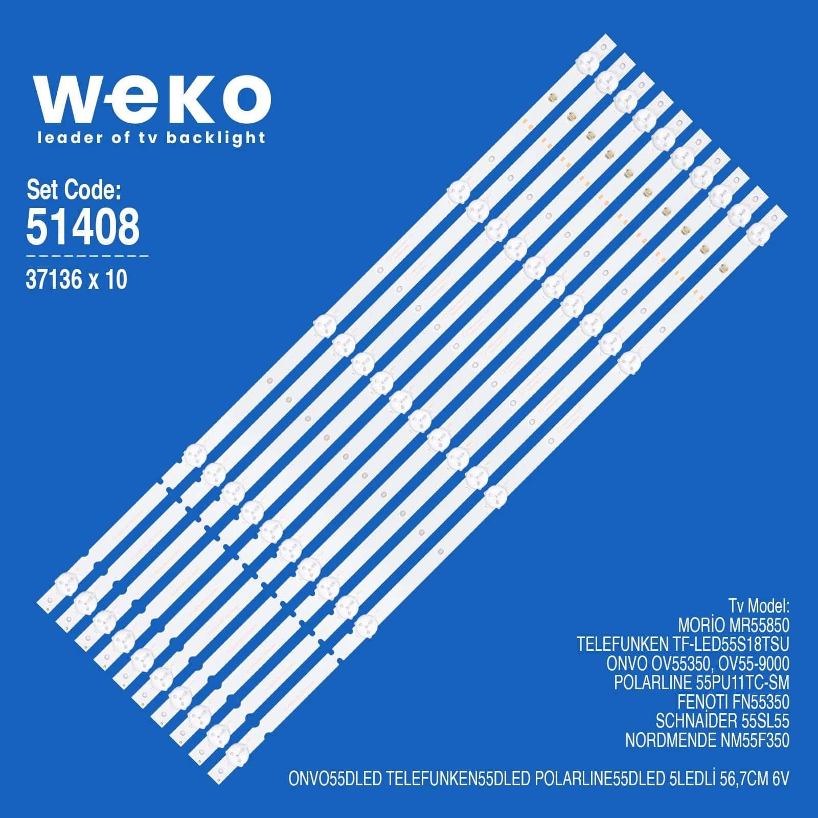 Onvo OV55350 55'' 10 Adet Tv Led Bar - Seyyar Elektronik