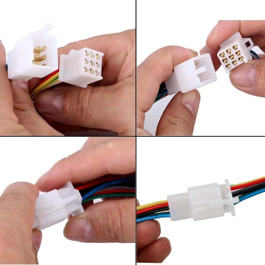 PowerMaster 9 Pin Araba-Motosiklet Soketi - Seyyar Elektronik