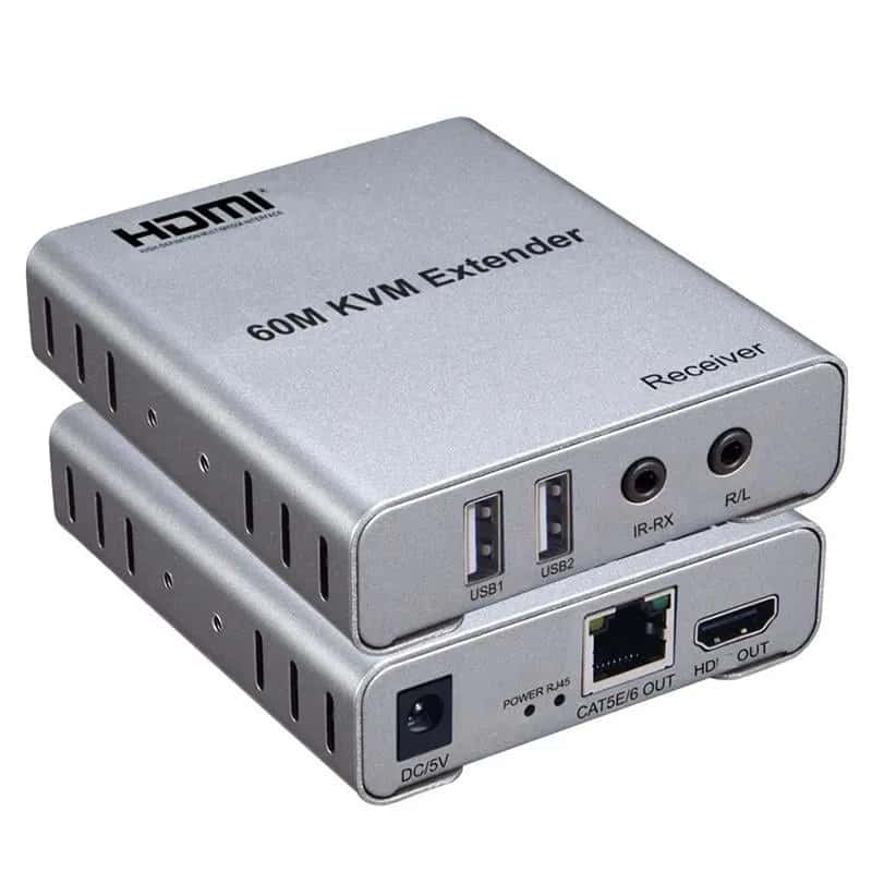Powermaster HDMI KVM Extender 60m - Seyyar Elektronik