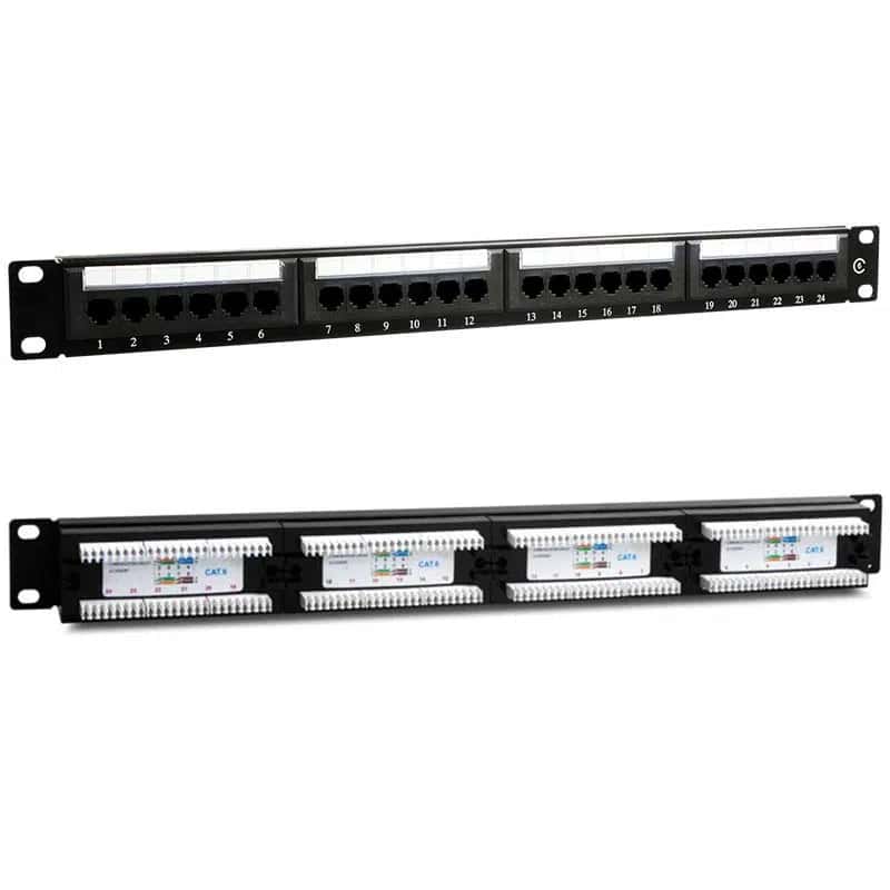 Powermaster PM-4494 24’Lü Utp Cat6 Patch Panel - Seyyar Elektronik