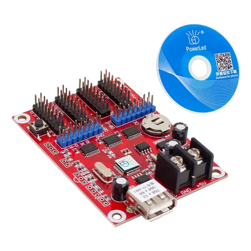 Powermaster UX4 TF-A6U 4'lü USB Led Panel Kartı (4X8) - Seyyar Elektronik