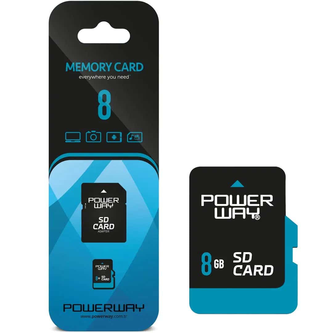 Powerway 8 GB Micro SD Hafıza Kartı PWR-8 - Seyyar Elektronik