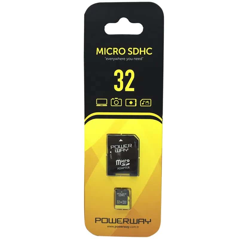Powerway PWR-32 32 GB Micro SD (Class 10) Hafıza Kartı - Seyyar Elektronik