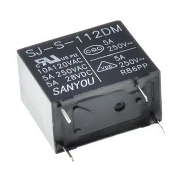 SJ-S-112DM 4 Pinli Elektromanyetik Güç Rölesi - Seyyar Elektronik