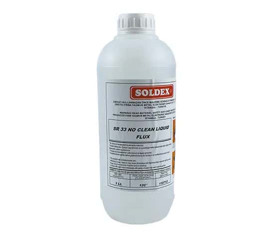 Soldex SR-33 1 Lt Temizlik Gerektirmeyen Sıvı Flux - Seyyar Elektronik