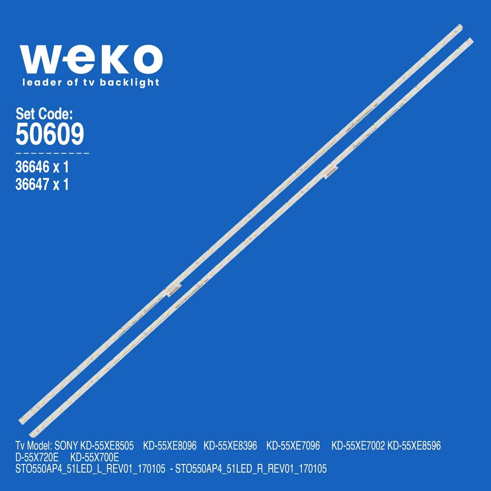 Sony KD-55XE7096 55'' inç 2 Adet Tv Led Bar - Seyyar Elektronik