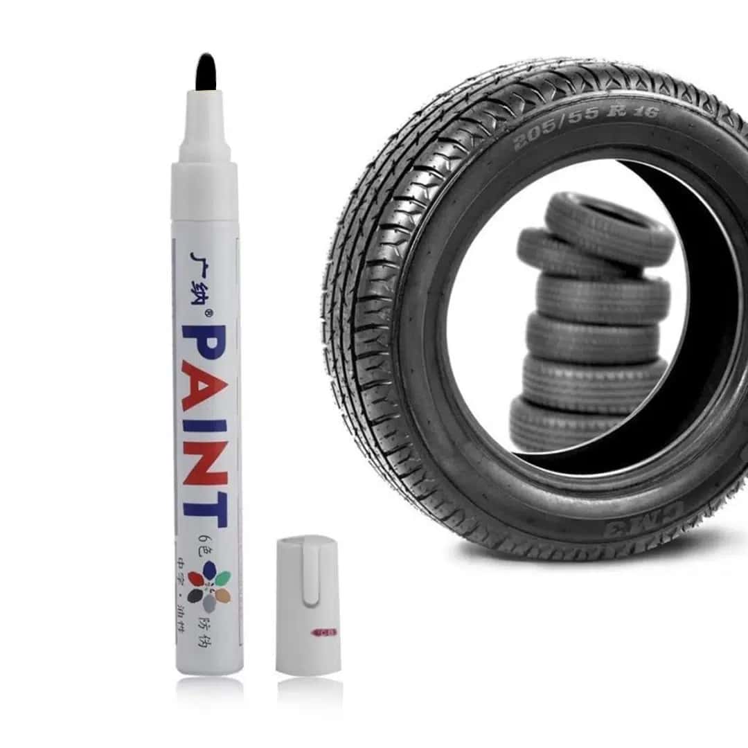 Sunup M101 Siyah Araç Motosiklet Lastik Boya Kalemi - Seyyar Elektronik