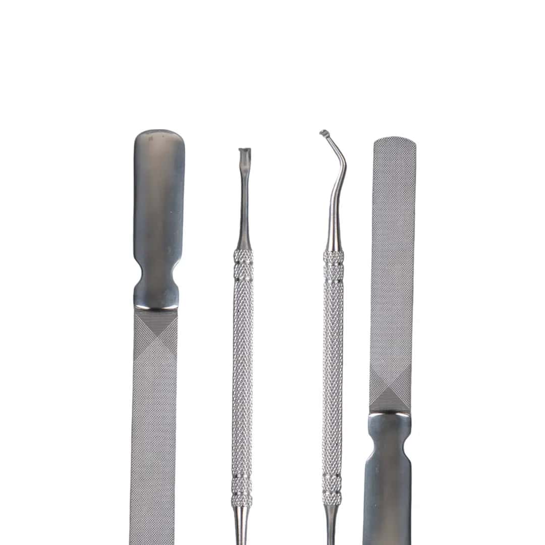 Sunup SN-27098 Paslanmaz Çelik 4in1 Tırnak Bakım Seti - Seyyar Elektronik