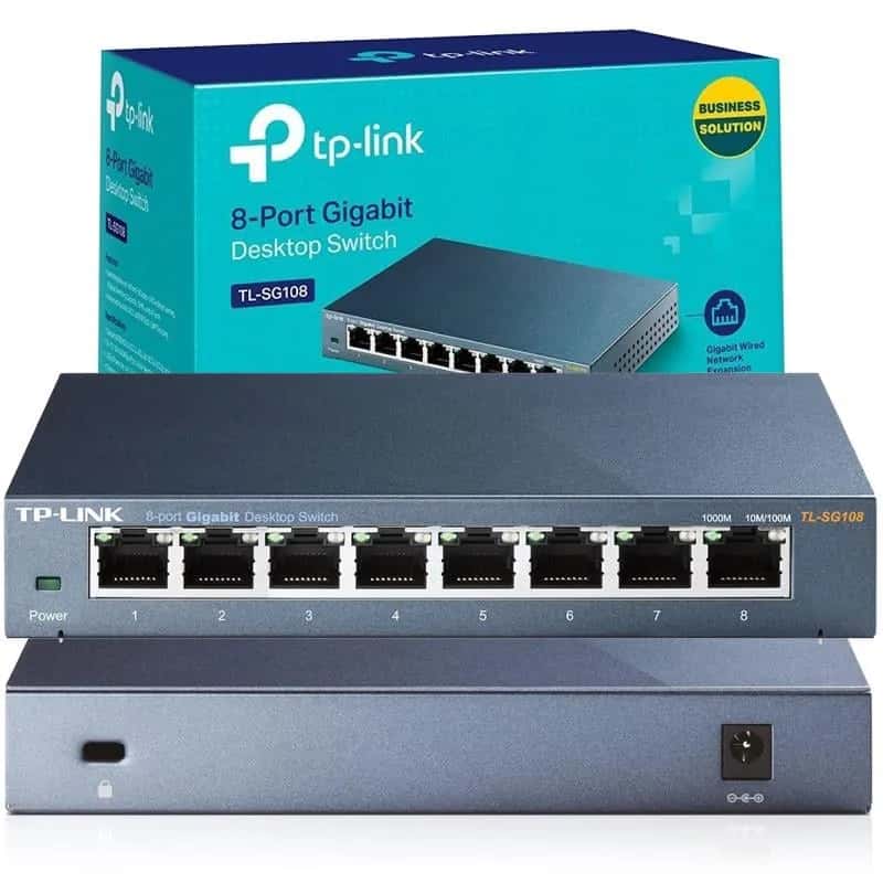 Tp-Lınk Tl-Sg108 8 Port Gıgabıt Metal Swıtch - Seyyar Elektronik