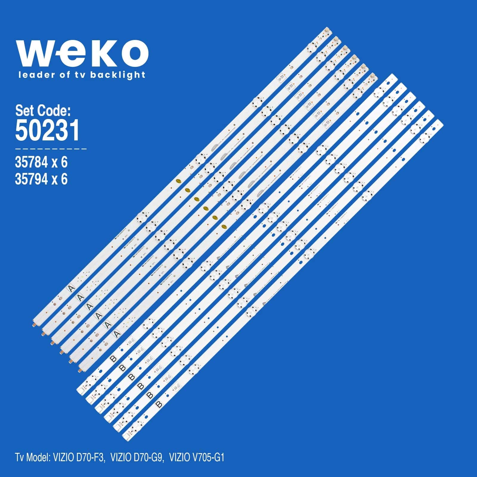 Vizio D70-G9 70'' 12 Adet Tv Led Bar - Seyyar Elektronik