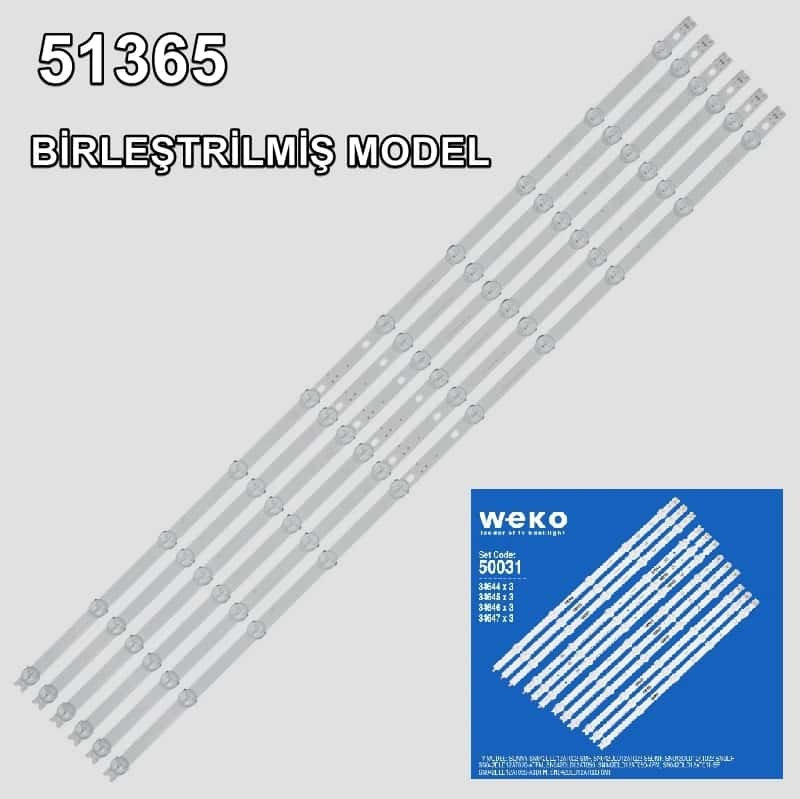 Woon WN042DLD12AT050-OFM 42'' 6 Adet Tv Led Bar - Seyyar Elektronik