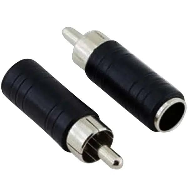 1 Rca Erkek / 6.3 Mm Dişi Jack Çevirici - Seyyar Elektronik