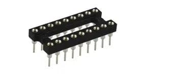 18P Pin DIP Entegre Soketi Geniş Tip (600 mil) Hassas Temaslı Konnektör - Seyyar Elektronik