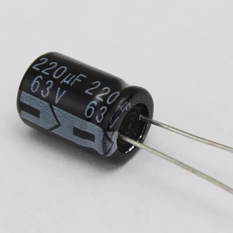 220 MF 63 V Kondansatör - Seyyar Elektronik