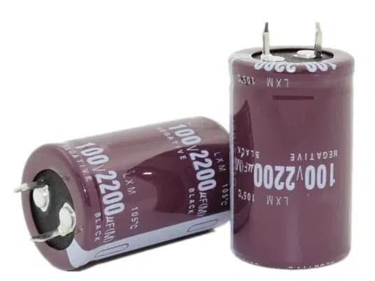 2200 MF 100 V Kondansatör - Seyyar Elektronik