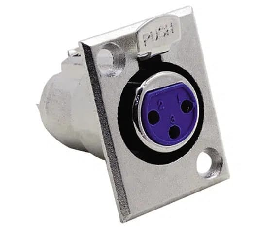 3 Pin XLR Dişi Canon Şase Konnektör CK114 - Seyyar Elektronik