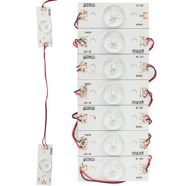 3 Volt Tek Kablolu Birbirine Bağlı Led (7'li Poşet) - Seyyar Elektronik
