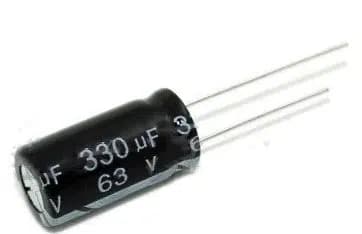 330 MF 63 V Kondansatör - Seyyar Elektronik