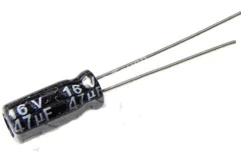 47 MF 16 V Kondansatör - Seyyar Elektronik