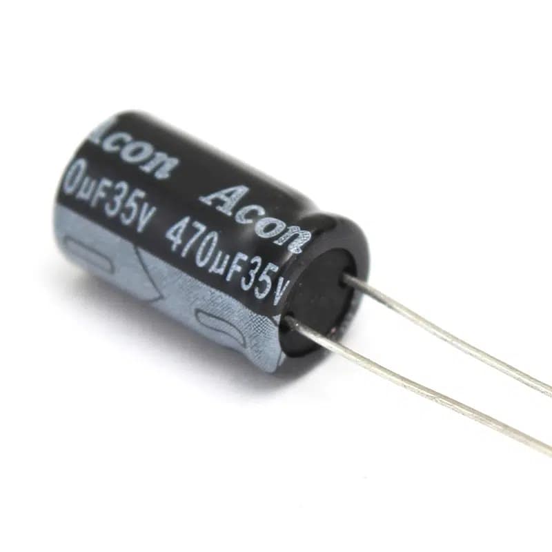470 MF 35 V Kondansatör - Seyyar Elektronik