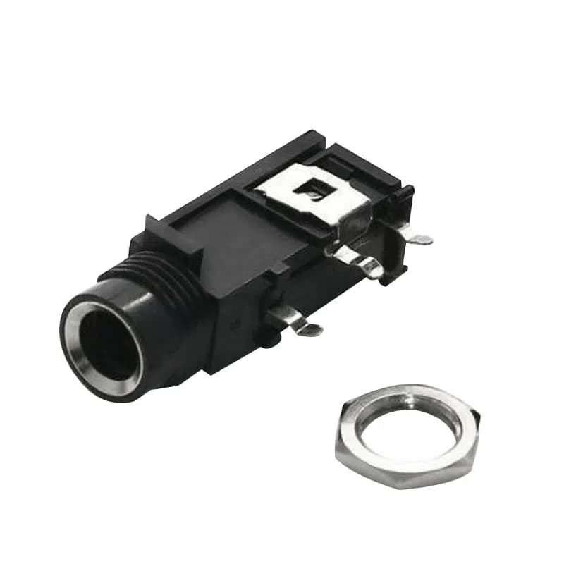 6.3 Mm Gitar Jack Stereo Yatay Şase ZE-1061 - küçük görsel 2