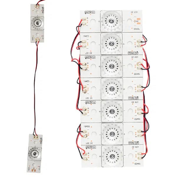 6 Volt Tek Kablolu Birbirine Bağlı Led - Seyyar Elektronik