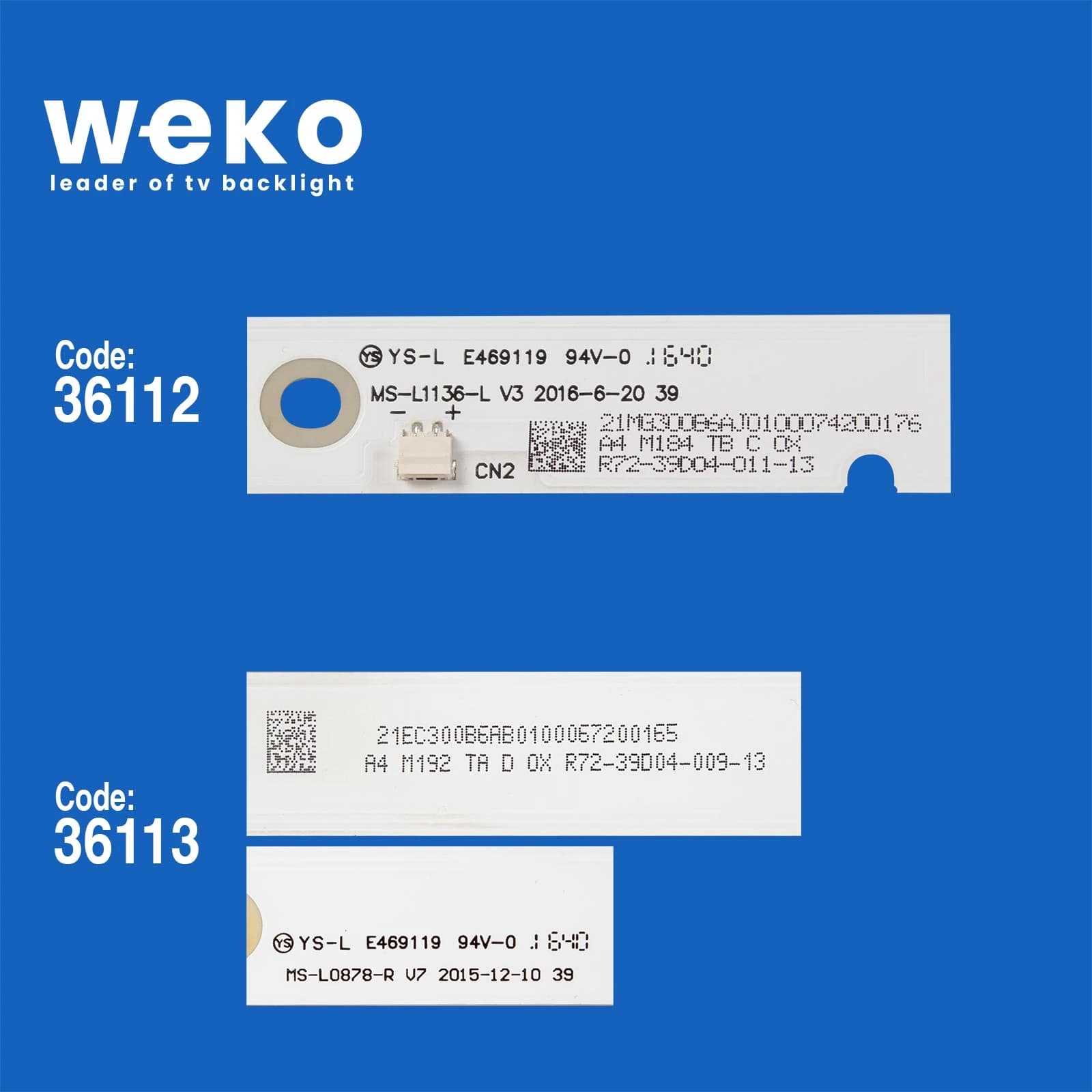 Akai 39'' inç 3 Adet Tv Led Bar - küçük görsel 2