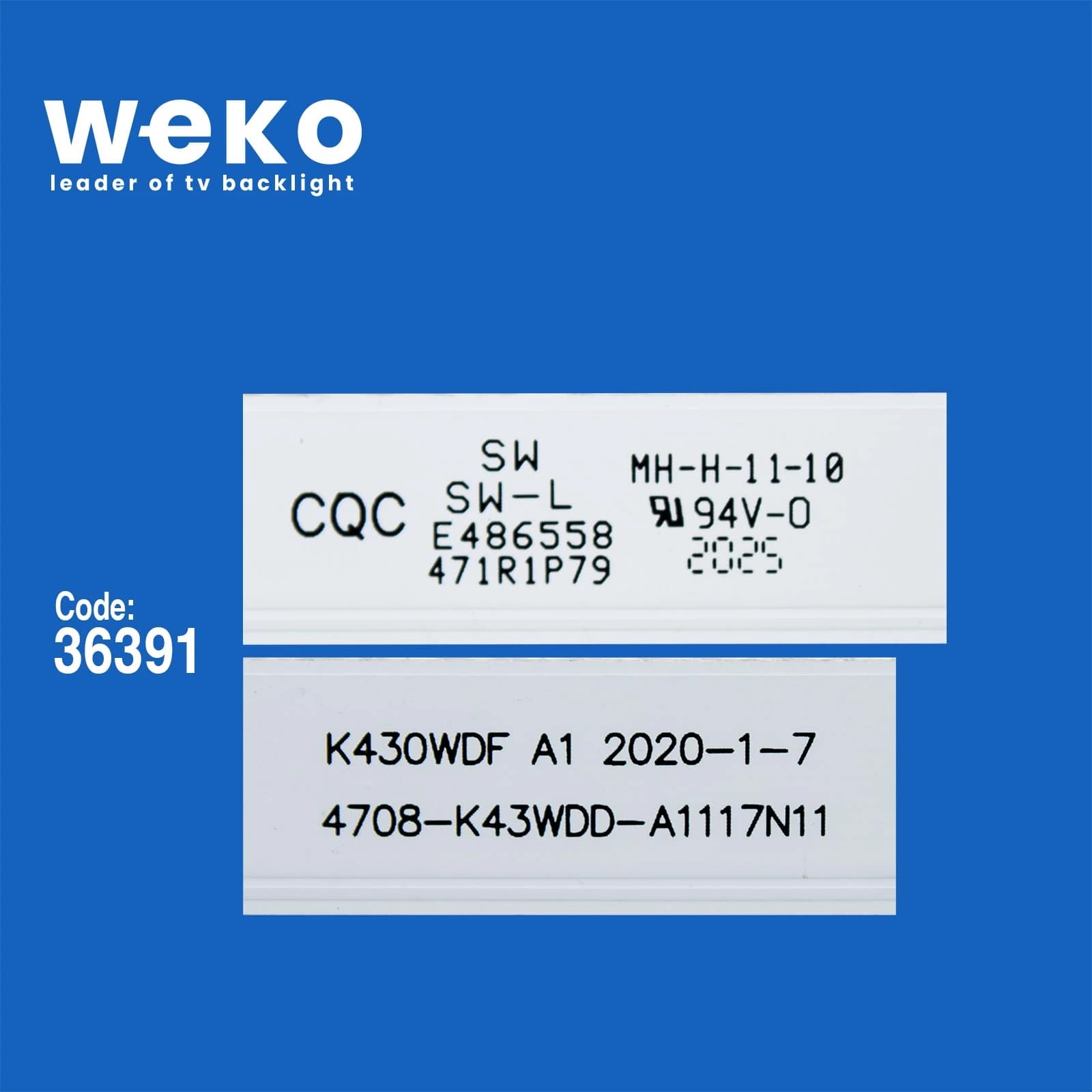 Altus AL43 B 850 5B 43'' inç 3 Adet Tv Led Bar - küçük görsel 2