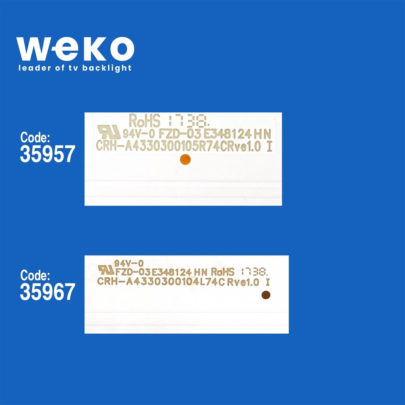 Altus AL43L 4725 4B 43'' inç 6 Adet Tv Led Bar - küçük görsel 2