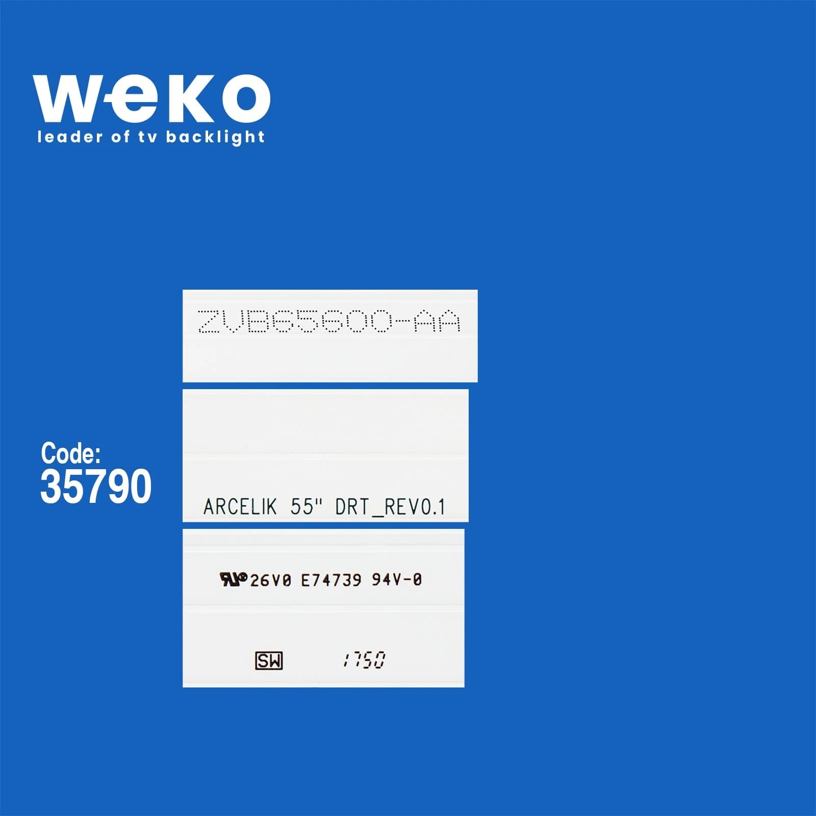 Altus AL55L 8850 5B 55'' inç 9 Adet Tv Led Bar - küçük görsel 2