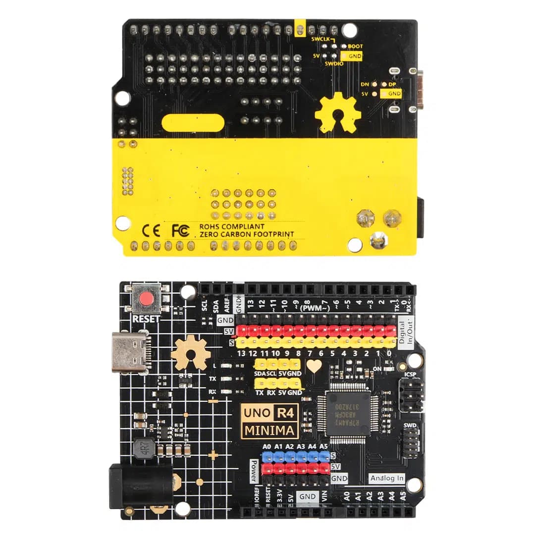 Arduino Uno R4 Minima - Gelişmiş Sensör Sürümü (USB-C) - Seyyar Elektronik