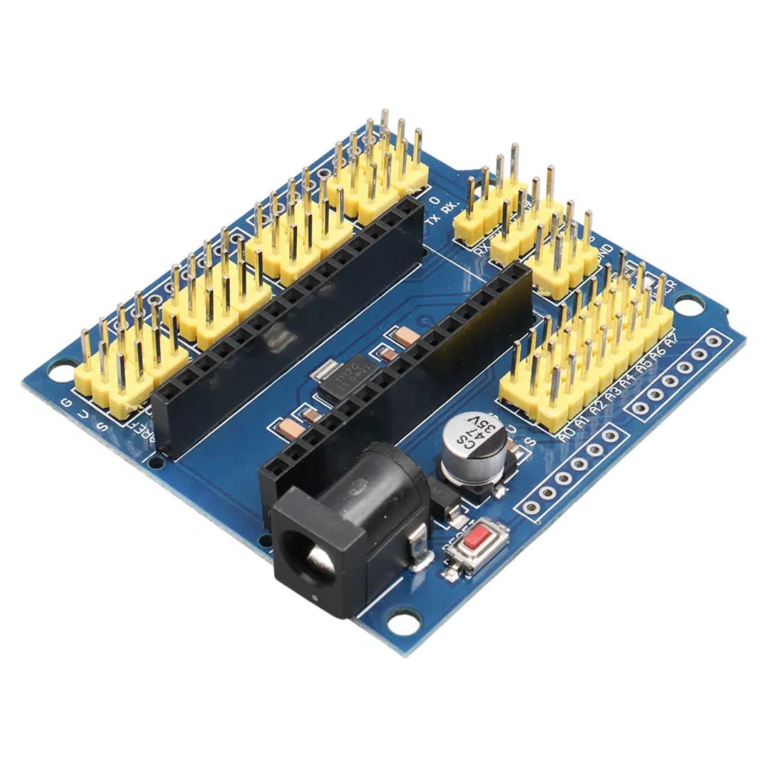 Arduino Uno Sensor Shield V4.0 (Mavi) Genişletme Kartı - küçük görsel 2