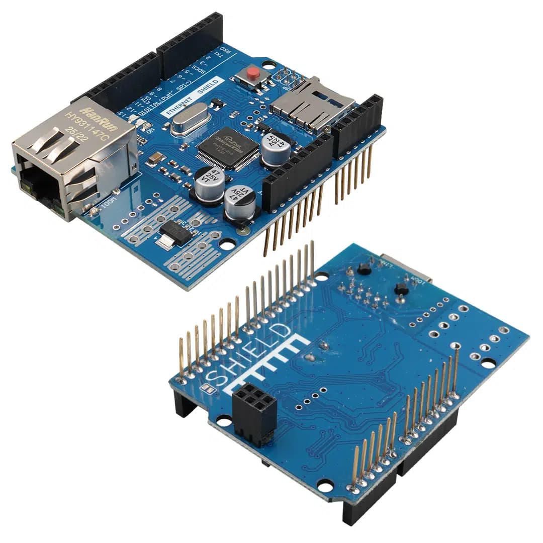 Arduino W5100 Ethernet Shield ve Micro SD Kart Modülü - küçük görsel 2