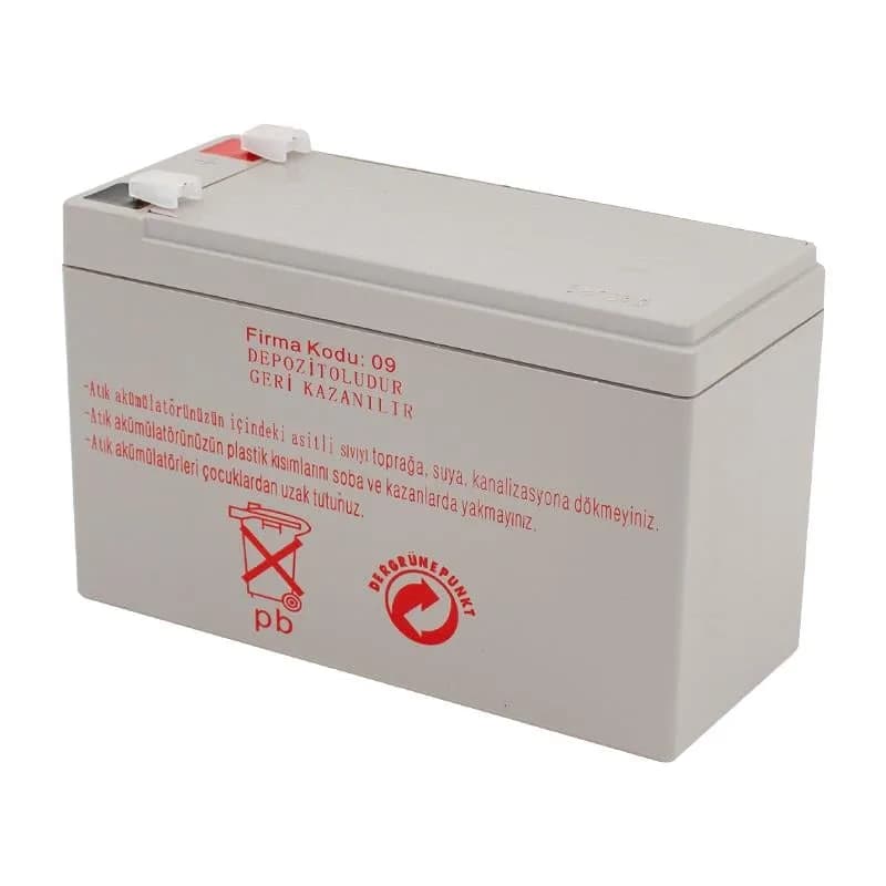 Ataba AT1290G 12 Volt 9 Amper Jel Akü - küçük görsel 2