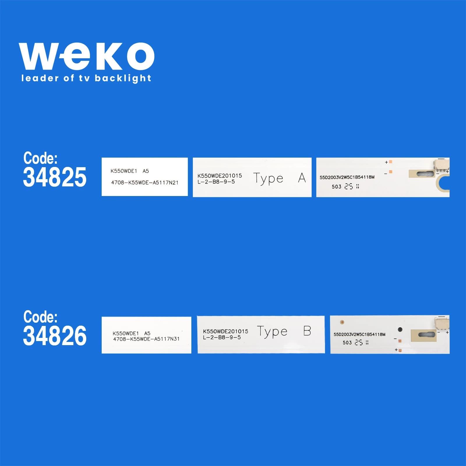 Awox A5117N31 - Framless 55 '' (6+2) 8 Adet Tv Led Bar - küçük görsel 2