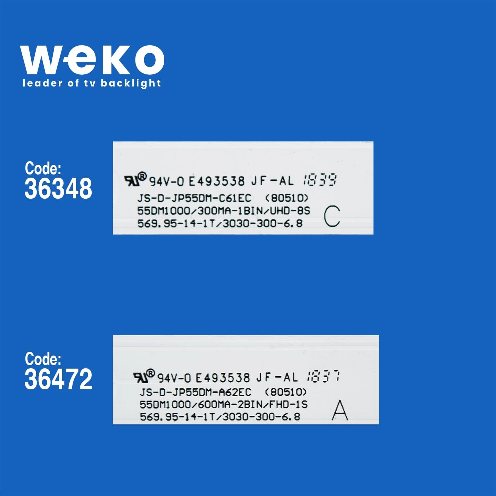 Awox K5500RST/4K/S 55'' inç 9 Adet Tv Led Bar - küçük görsel 2