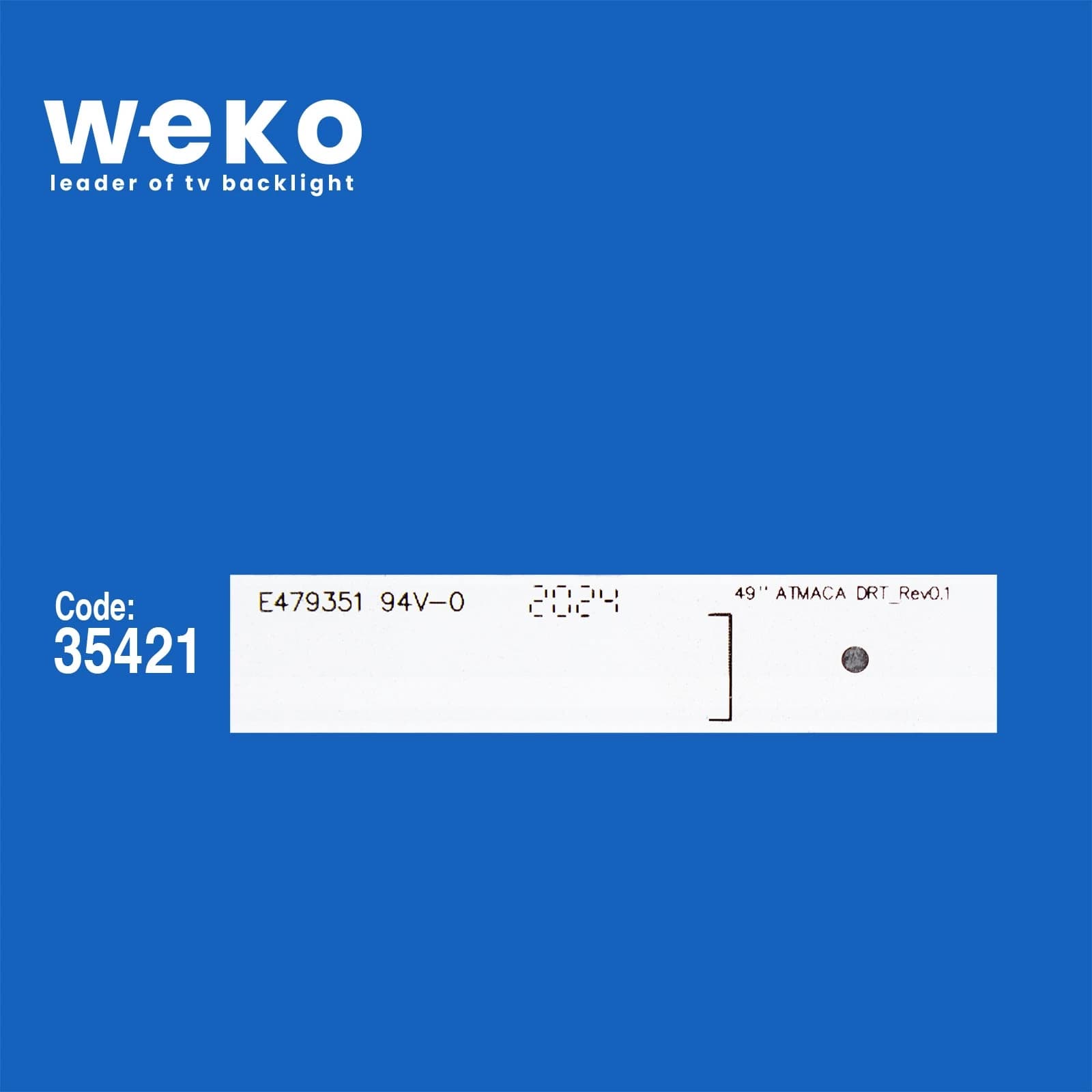 Axen AX049DLD12AT050-Lkfm 49'' inç 7 Adet Tv Led Bar - küçük görsel 2